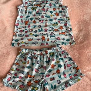 Gymboree Girls pajama set size S (5/6)